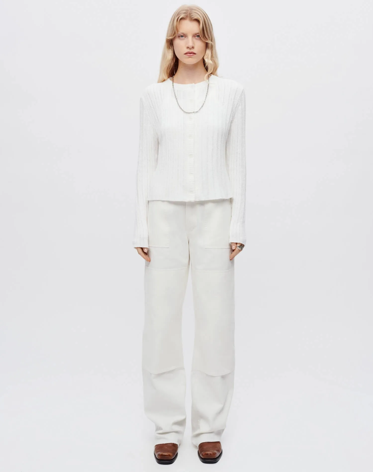 Beach Pant - Vintage White sold by Re/Done product image thumbnail 2