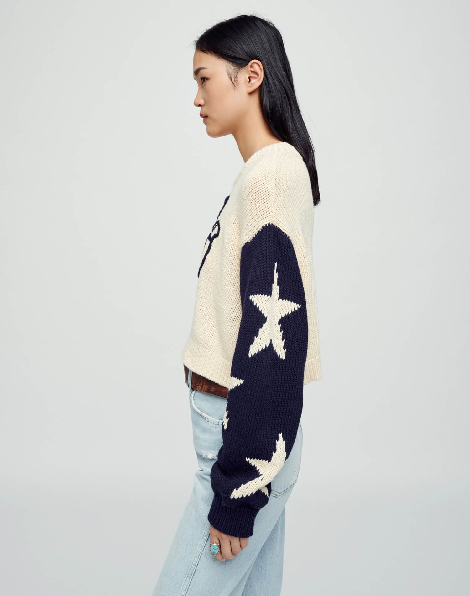 50s Classic Crewneck - Popeye Ivory Combo sold by Re/Done product image thumbnail 6