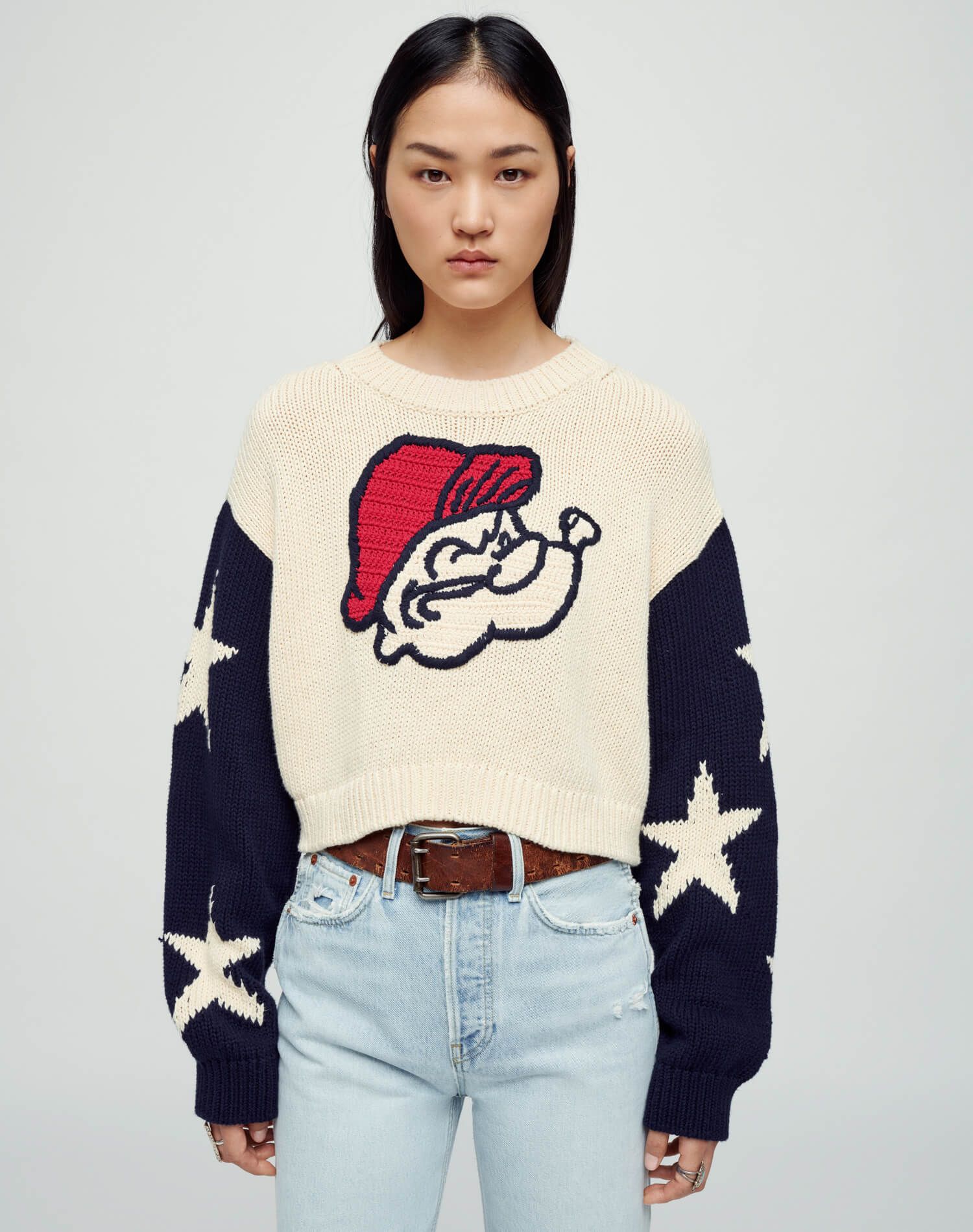 50s Classic Crewneck - Popeye Ivory Combo sold by Re/Done product image thumbnail 3