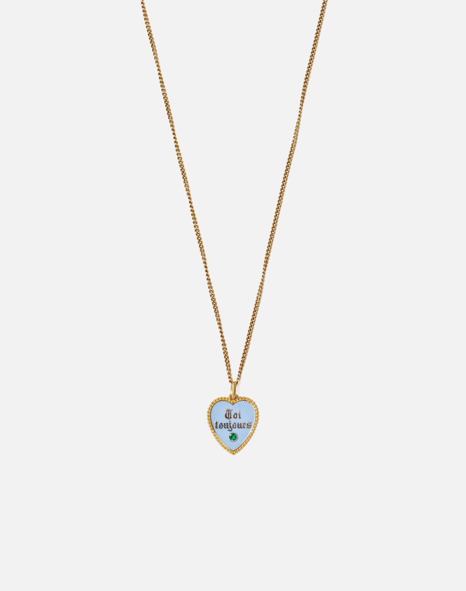 80s 18k Toi Toujours Pendant sold by Re/Done