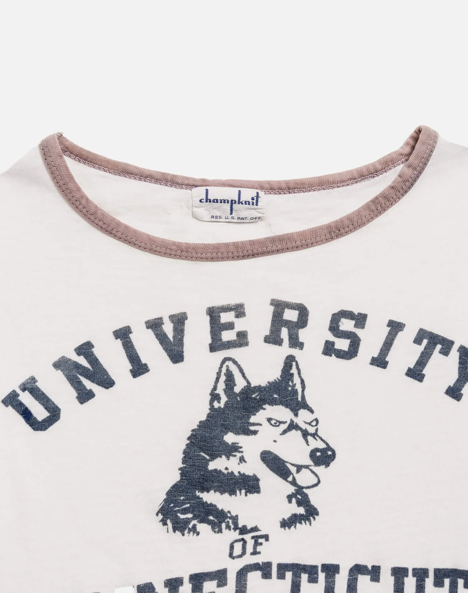 50s Champknit Collegiate Ringer Tee sold by Re/Done product image thumbnail 3