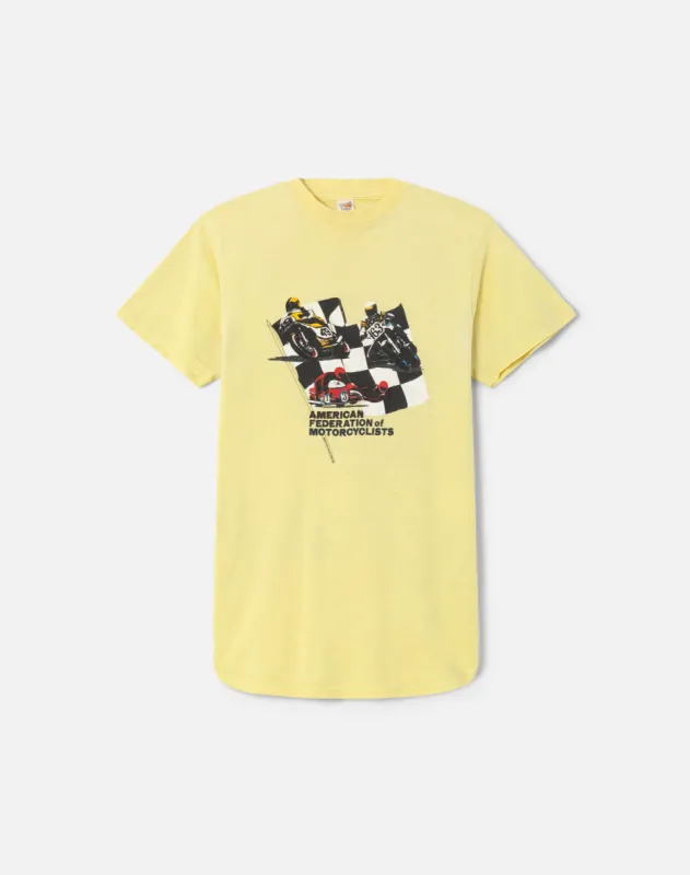 70s Hanes Motorcyclists Tee sold by Re/Done