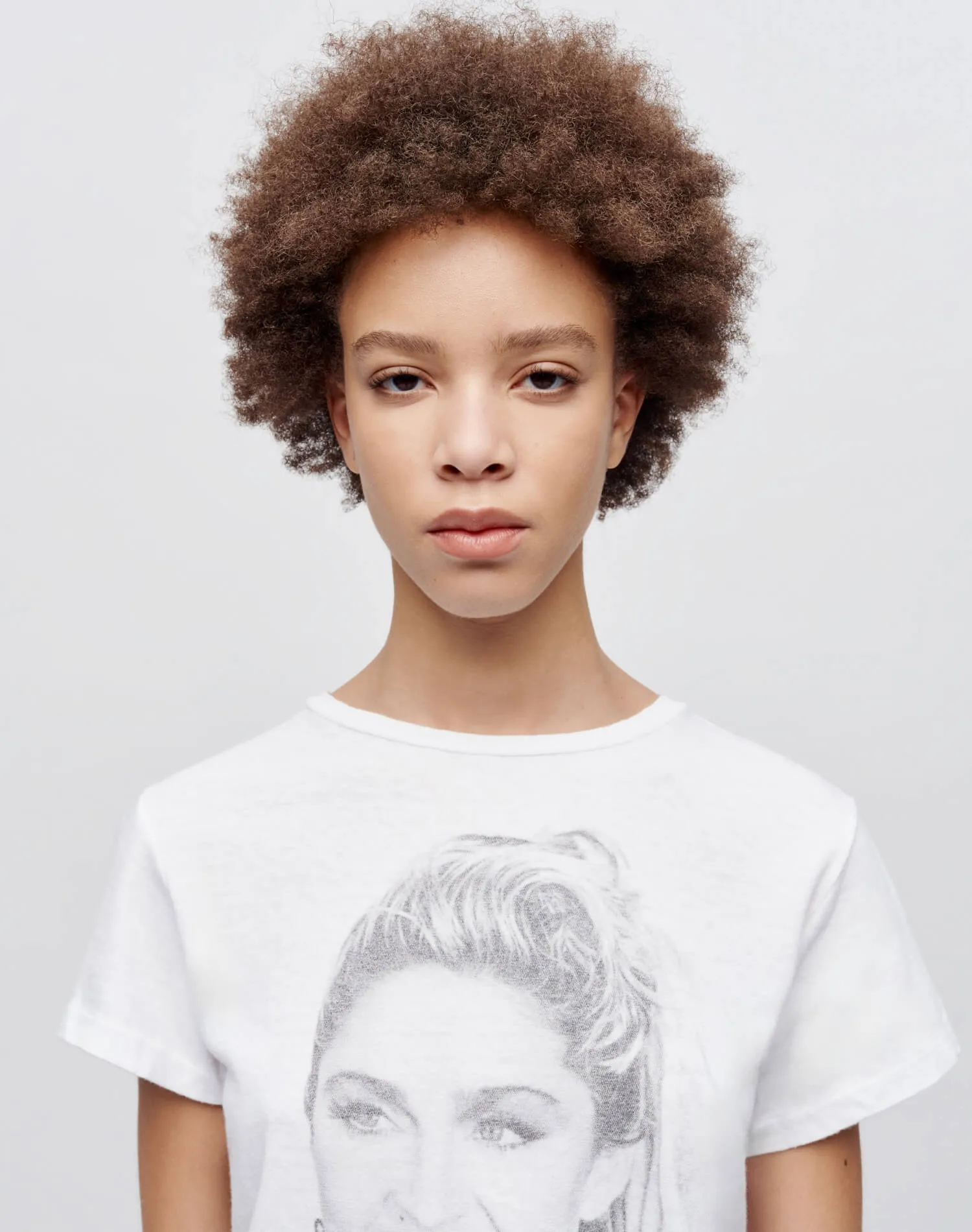 Classic "Madonna" Tee - Optic White sold by Re/Done product image thumbnail 3
