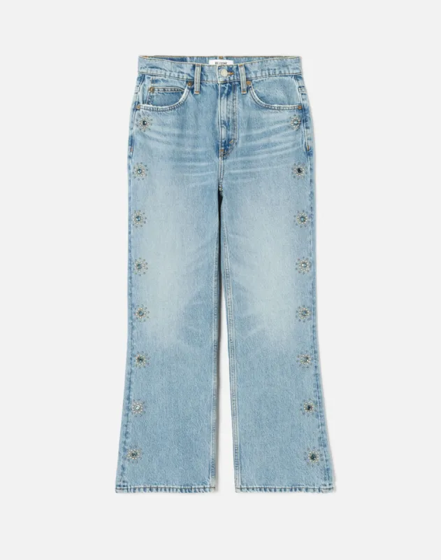 70s Loose Flare - 60s Studded Indigo sold by Re/Done