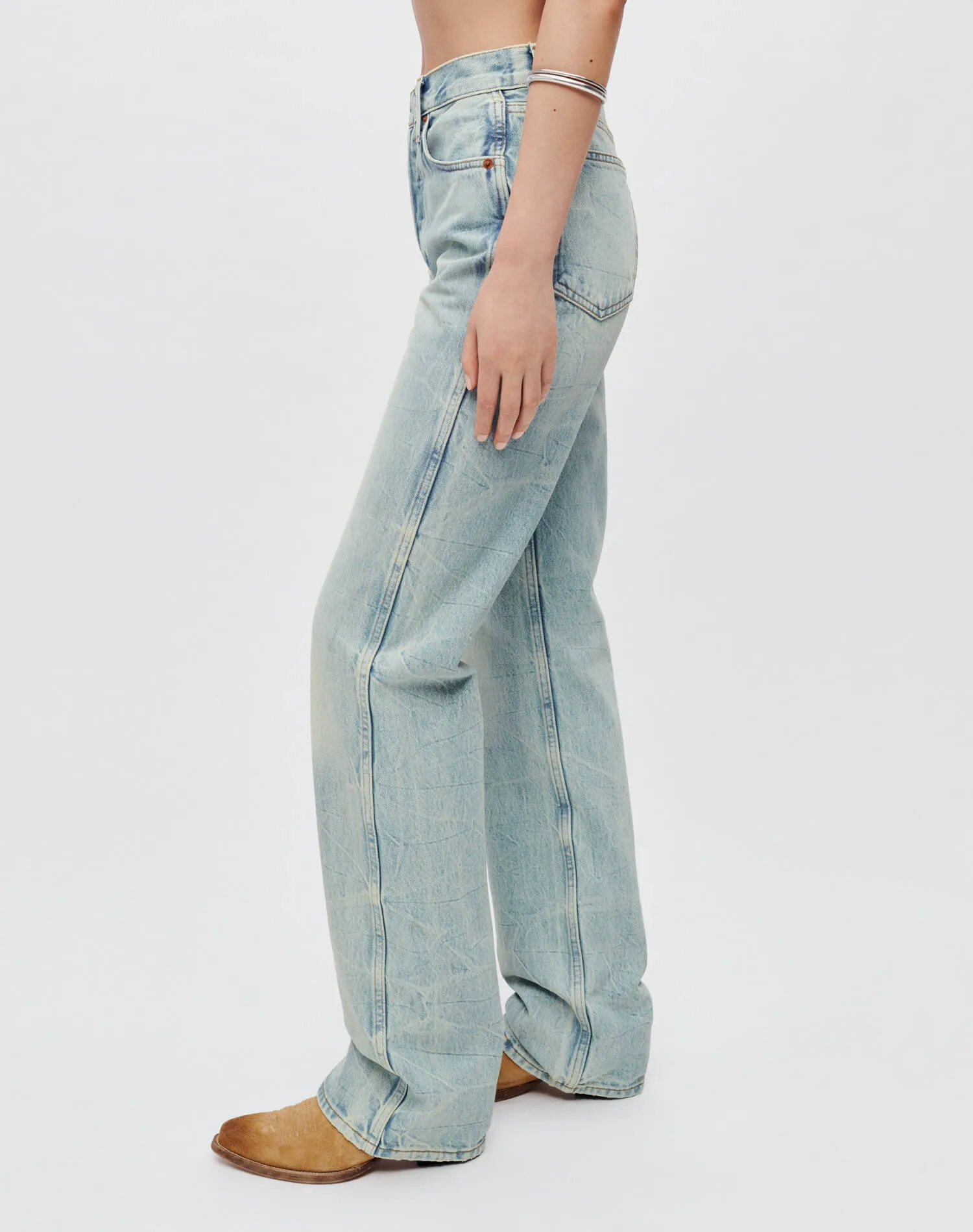 90s High Rise Loose - Ranch Water sold by Re/Done product image thumbnail 3