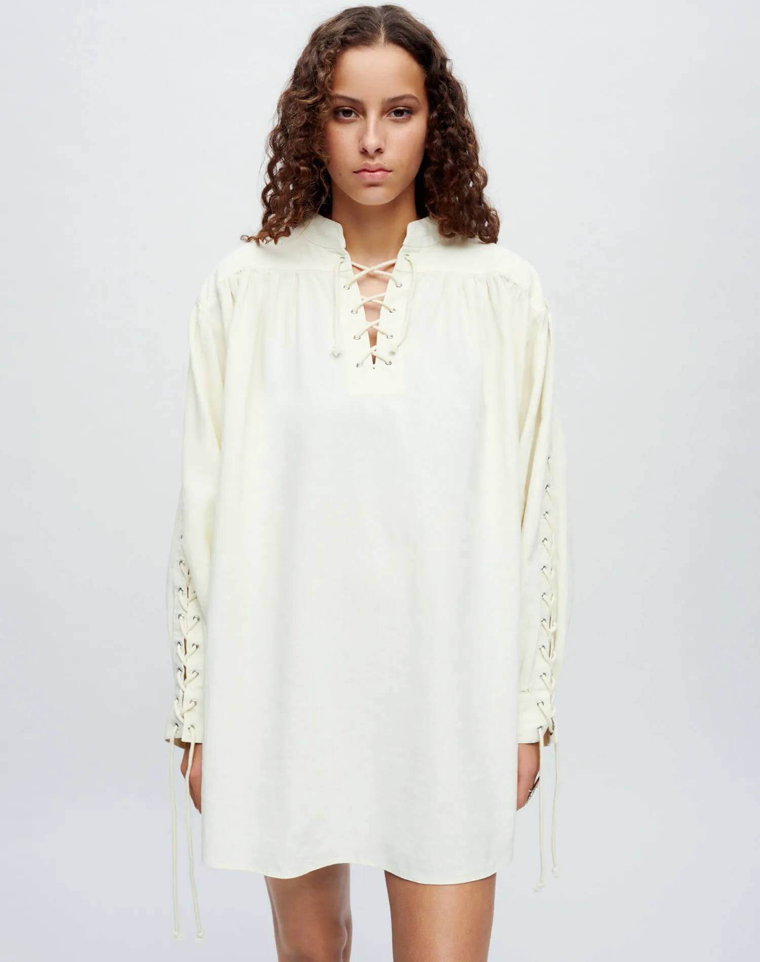 Pirate Dress - Ivory sold by Re/Done product image thumbnail 3