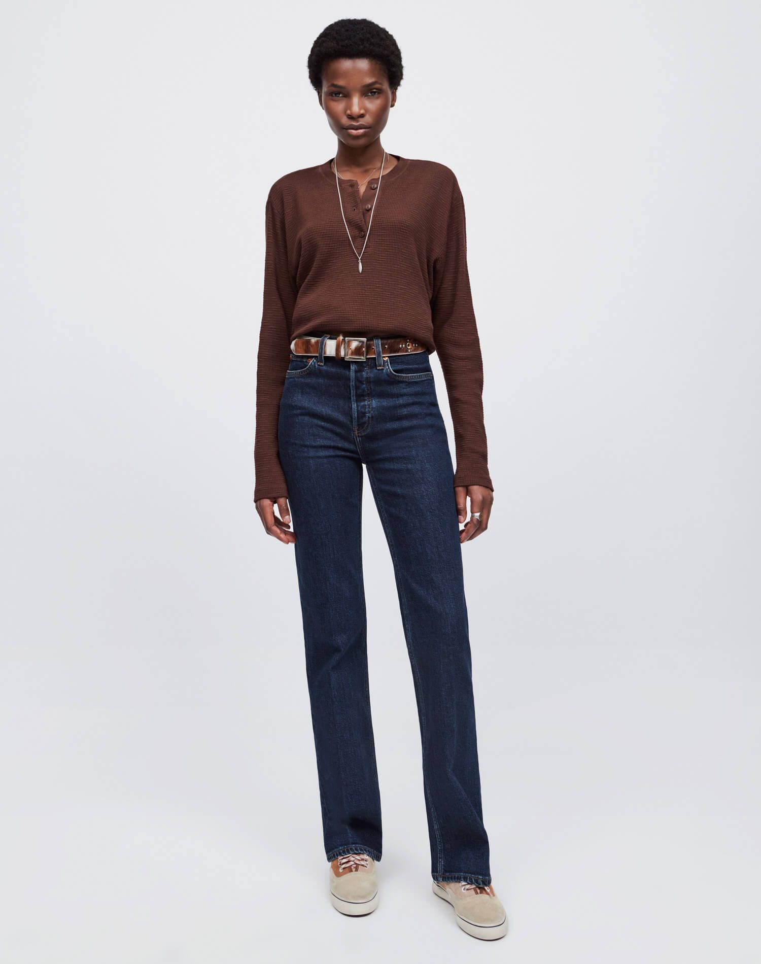 Comfort Stretch 70s Bootcut - Dark Rinse sold by Re/Done product image thumbnail 2