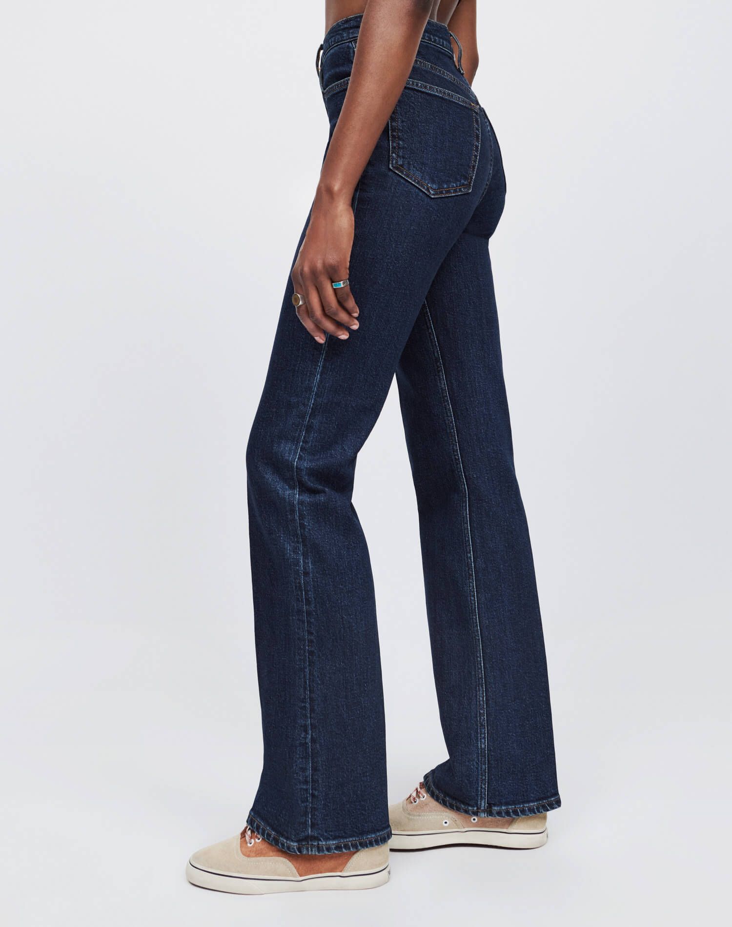 Comfort Stretch 70s Bootcut - Dark Rinse sold by Re/Done product image thumbnail 3