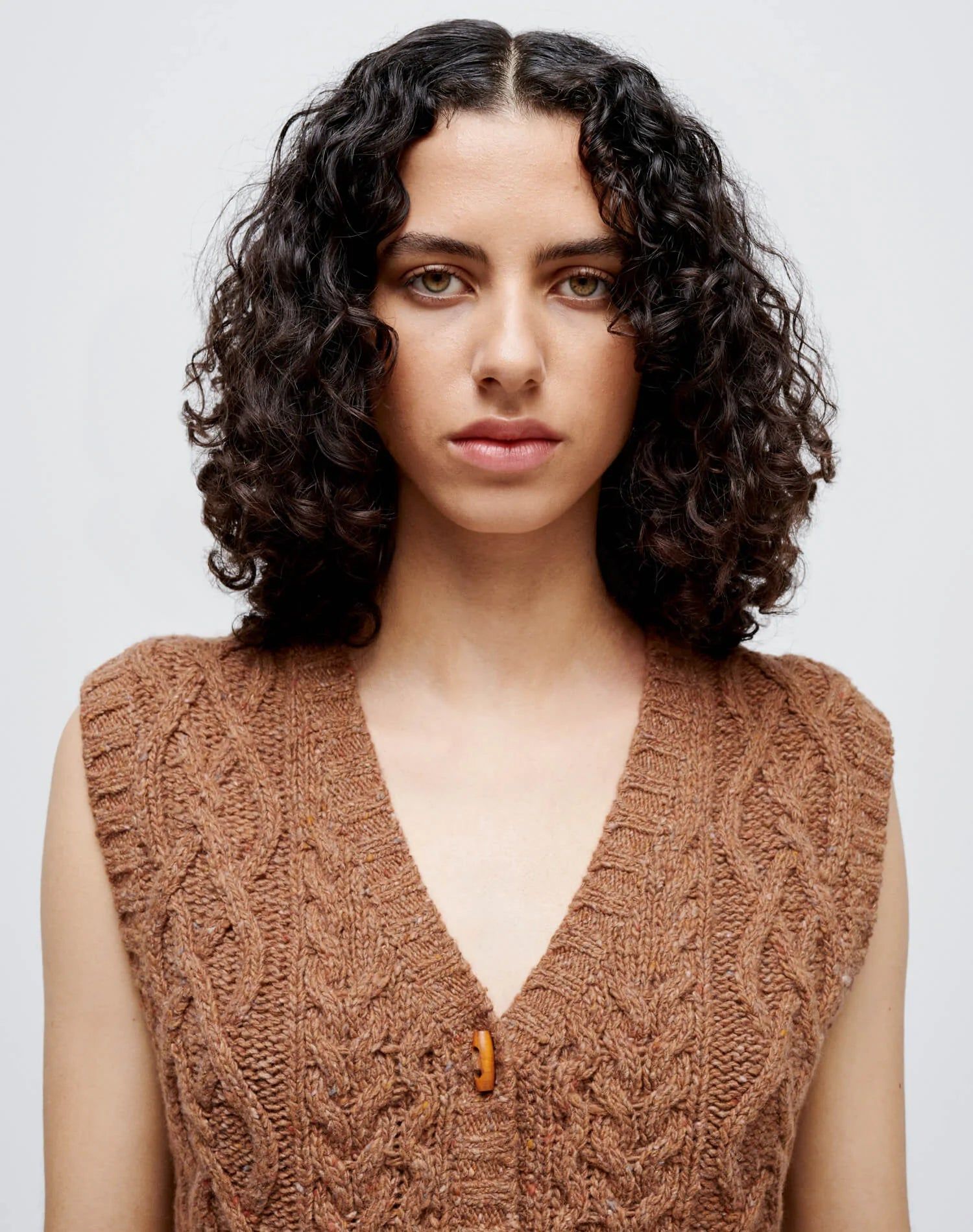 50s Cardigan Vest - Caramel sold by Re/Done product image thumbnail 7