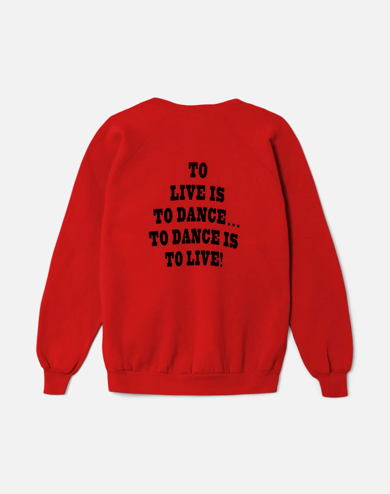Upcycled "Snoopy Dancing" Sweatshirt in Red - 11229733 sold by Re/Done product image thumbnail 2