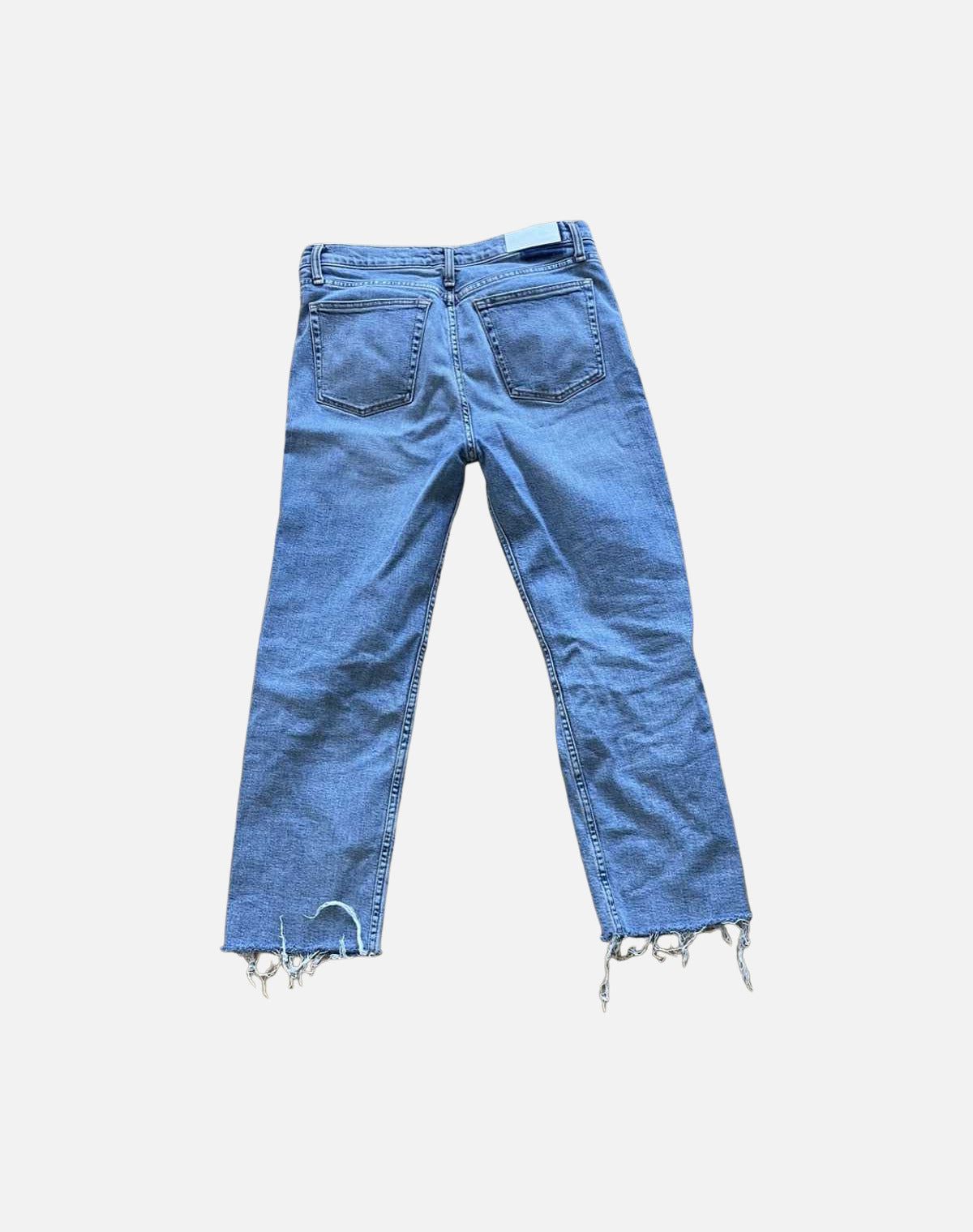 Comfort Stretch High Rise Stove Pipe - Cloudy Blue sold by Re/Done product image thumbnail 2