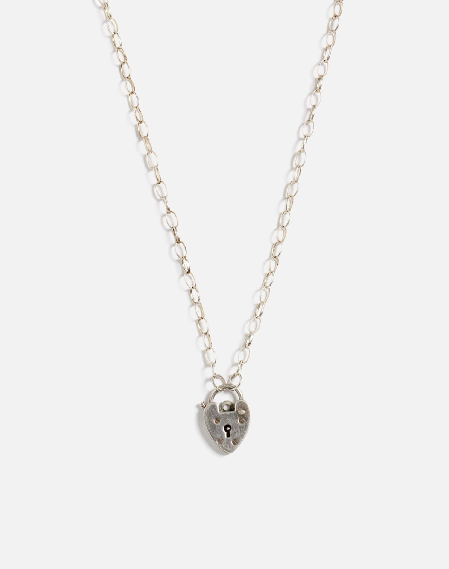 60s Heart Padlock Necklace - #26 sold by Re/Done