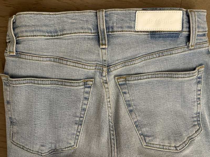 Re/done 70s faded mid-rise straight-leg jean sold by Re/Done product image thumbnail 5