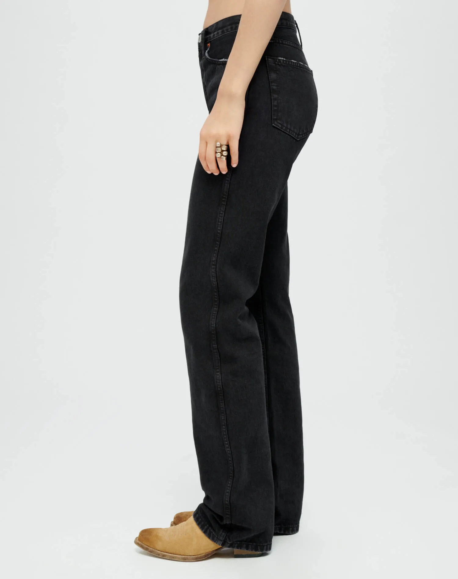 High Rise Loose - Washed Black sold by Re/Done product image thumbnail 3