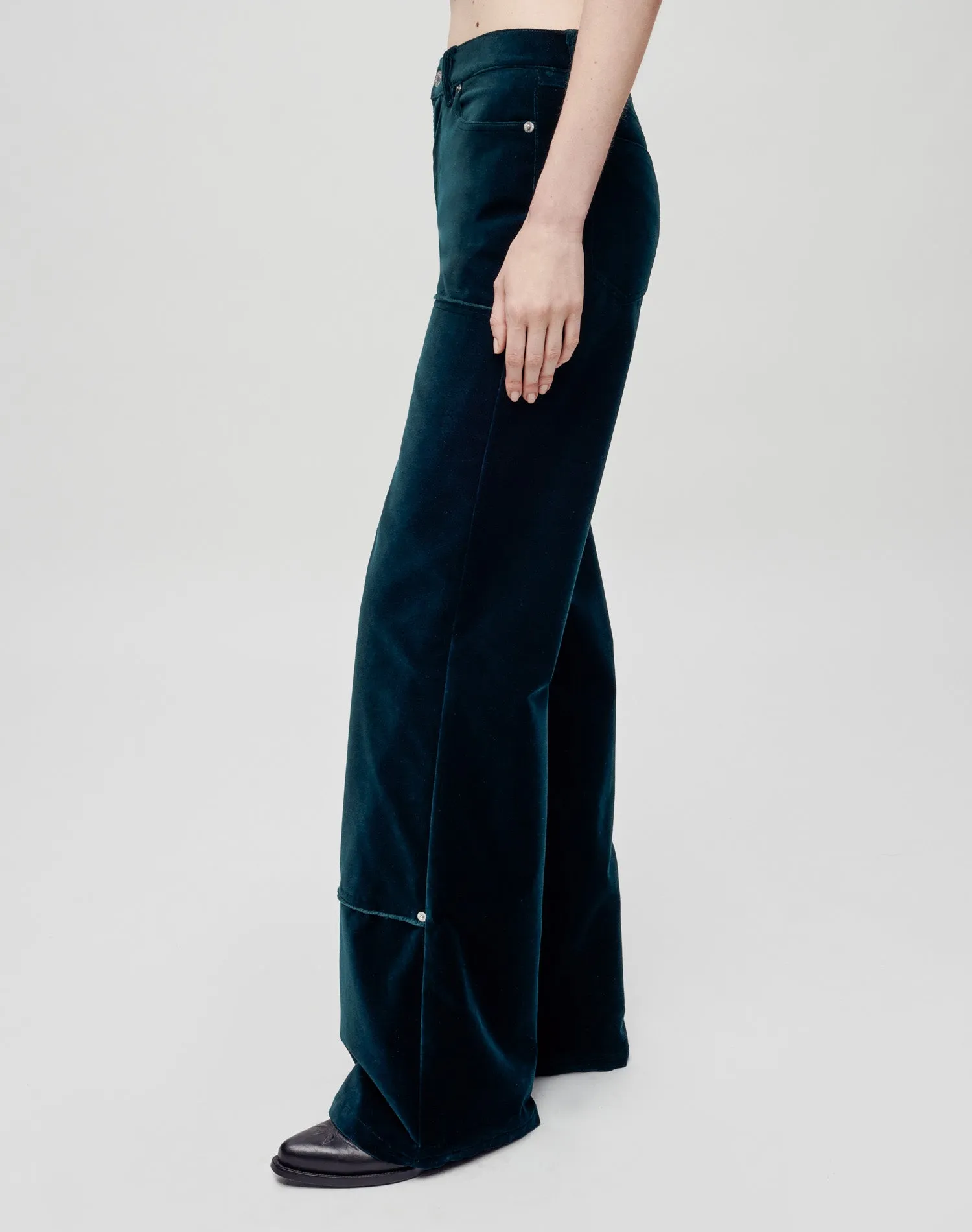 Velvet Workwear Wide Leg - Spruce sold by Re/Done product image thumbnail 3