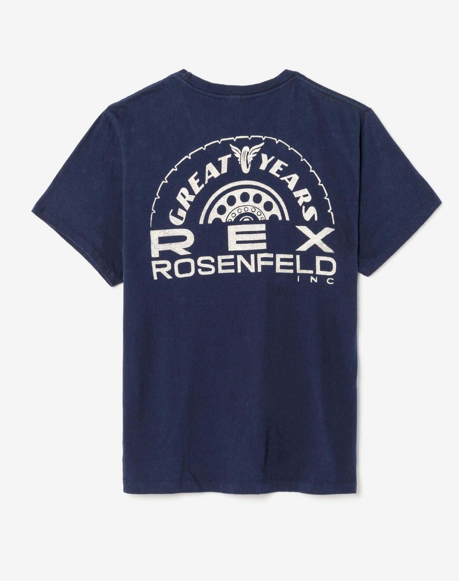 70s Loose "Great Year" Tee - Vintage Navy sold by Re/Done product image thumbnail 2