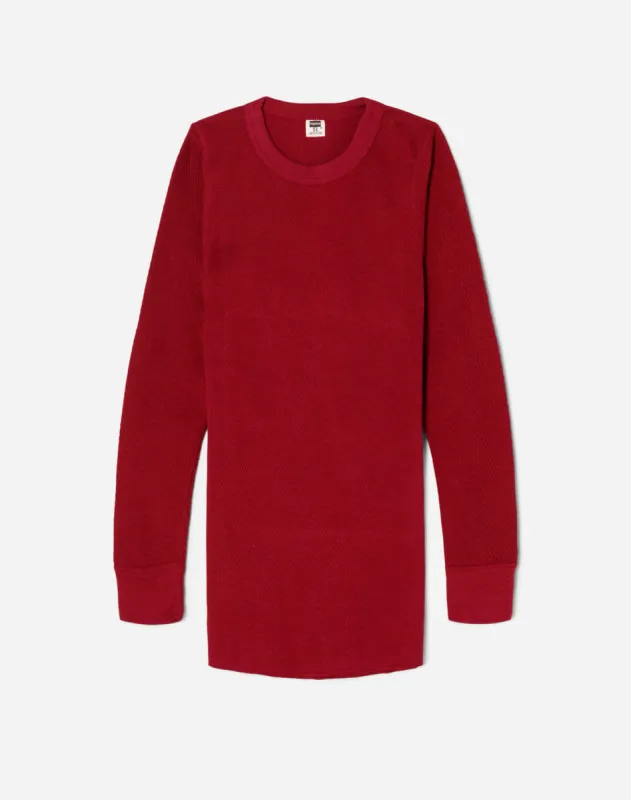 70s Thermal Long Sleeve Tee Size XS made by Re/Done