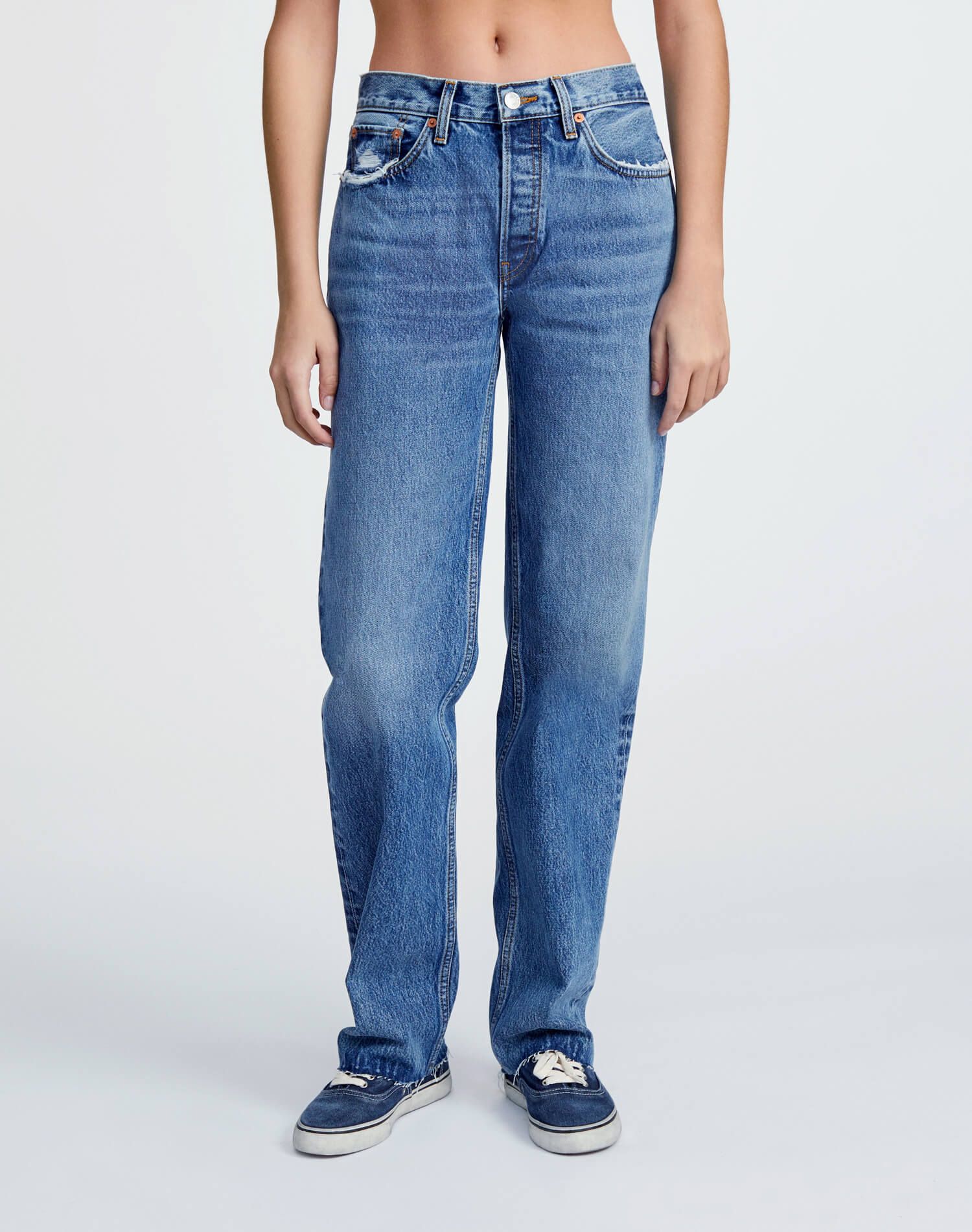 90s Comfy Jean - Chilled Indigo sold by Re/Done product image thumbnail 3