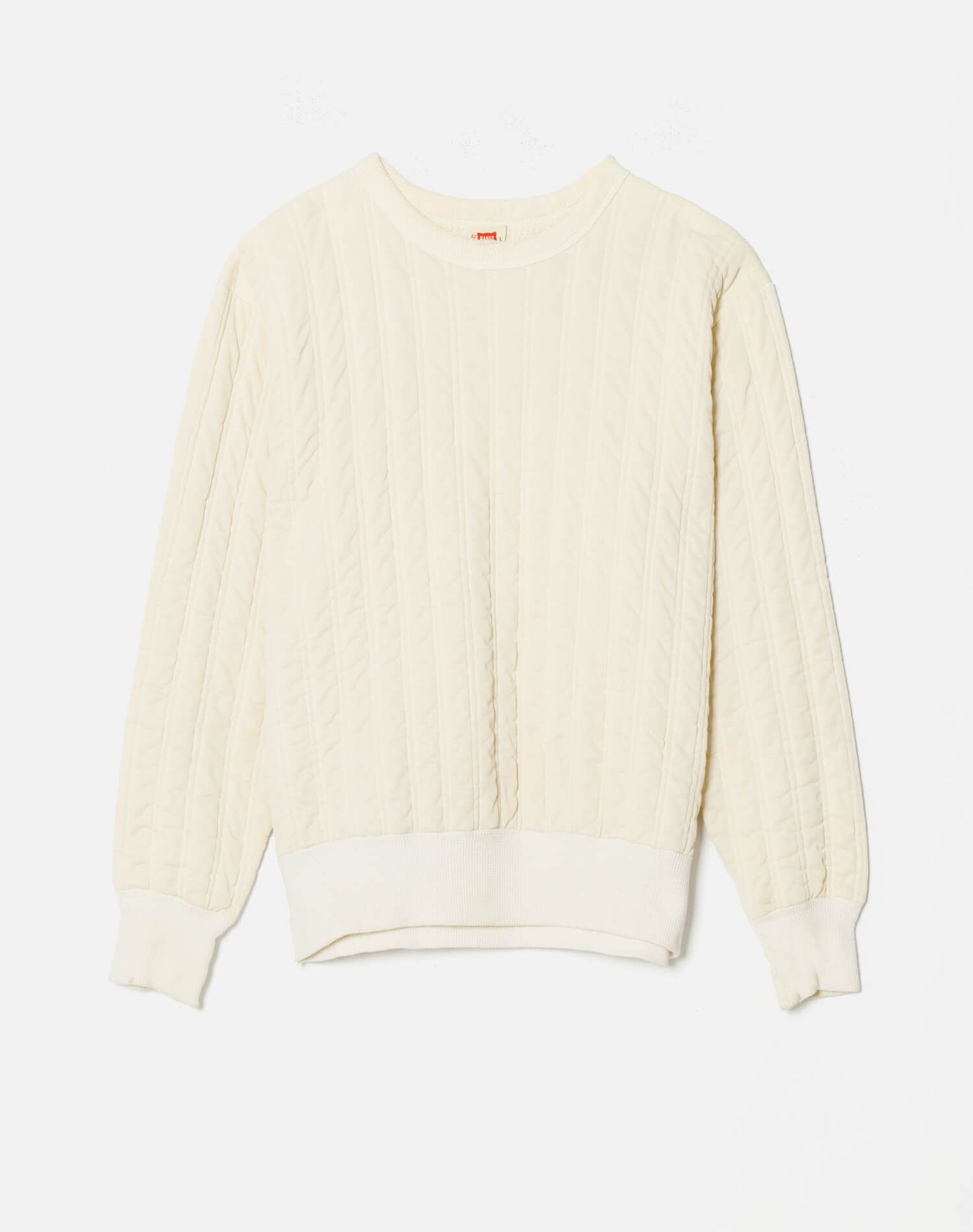 Vintage 1960s Quilted Sweatshirt - #30 sold by Re/Done