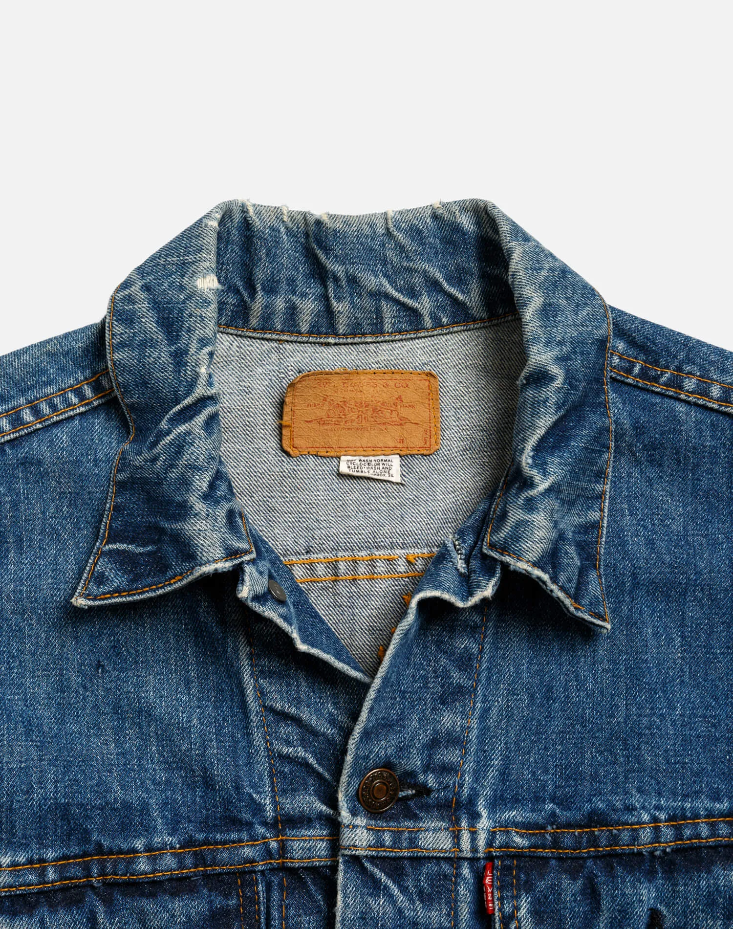60s Big E Levi's Embroidered Jacket sold by Re/Done product image thumbnail 3