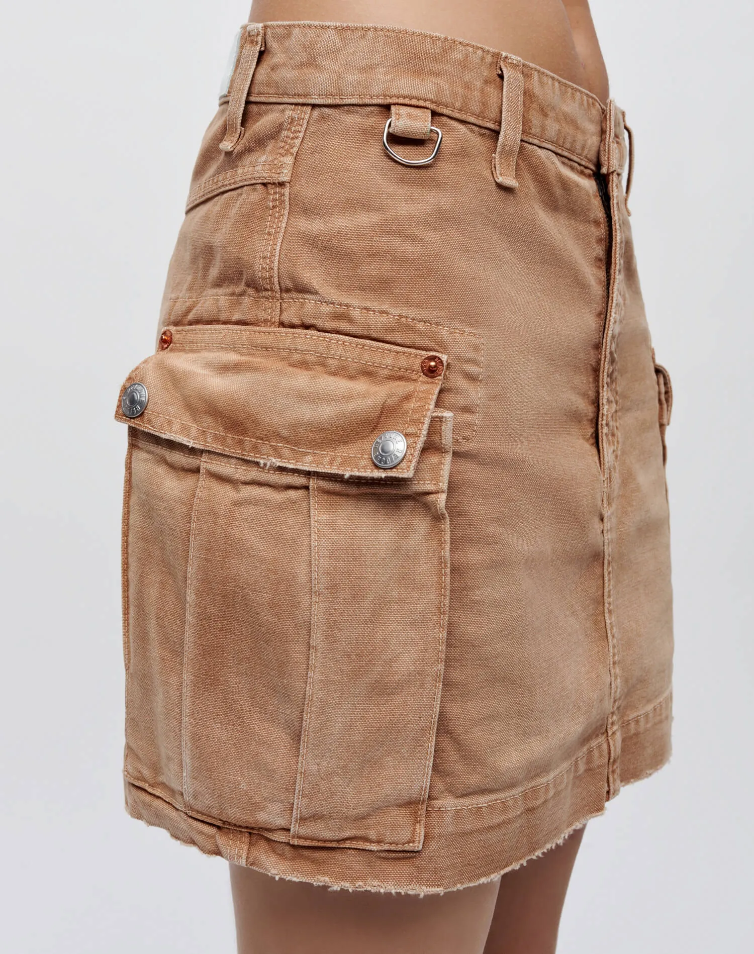 Cargo Work Skirt - Travertino sold by Re/Done product image thumbnail 5