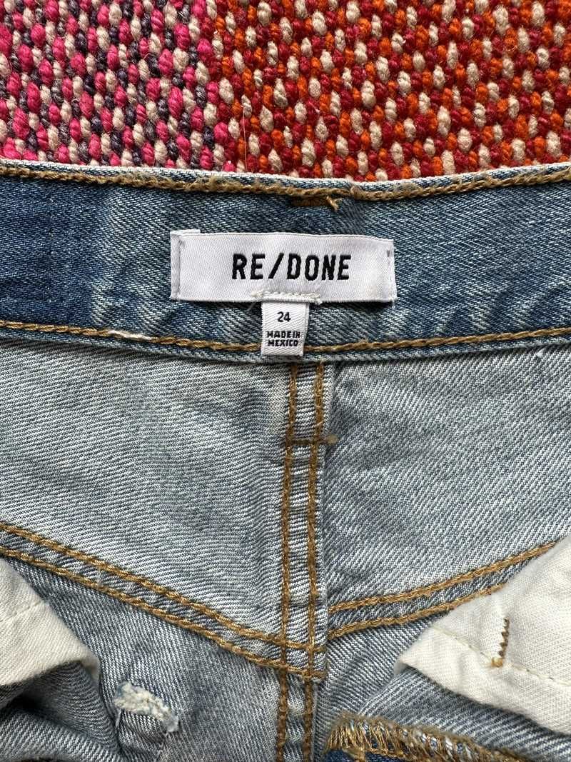 90s Low Slung Short - Aged Indigo Destroy sold by Re/Done product image thumbnail 4