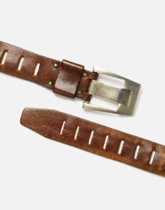 1970s Brown Rocker Belt - # 108 sold by Re/Done