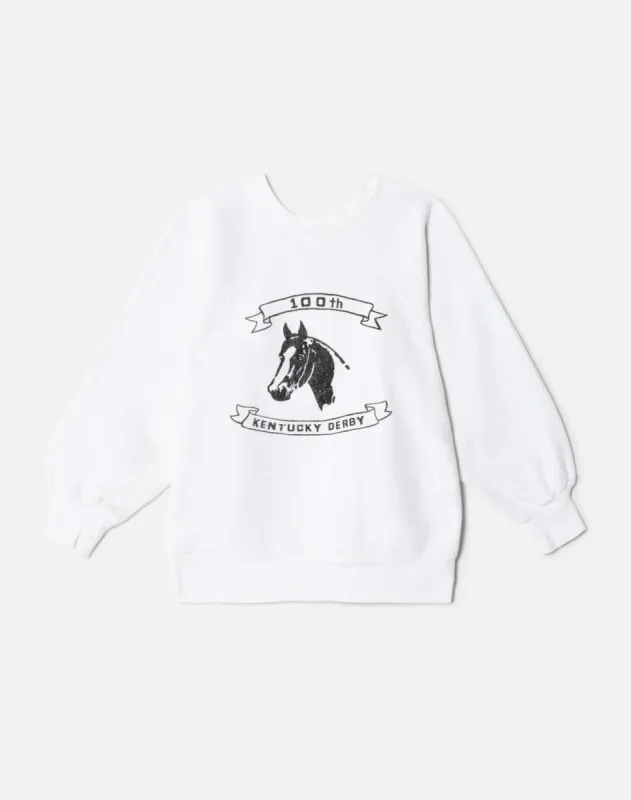 50s Kentucky Derby Sweatshirt - #213 sold by Re/Done