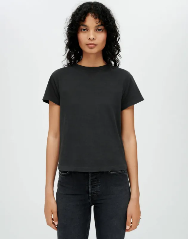 Hanes Classic Tee - Washed Black sold by Re/Done
