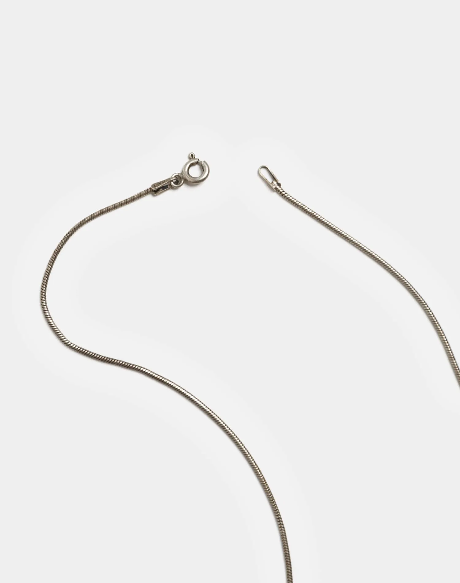 70s Sterling Onyx Necklace sold by Re/Done product image thumbnail 4