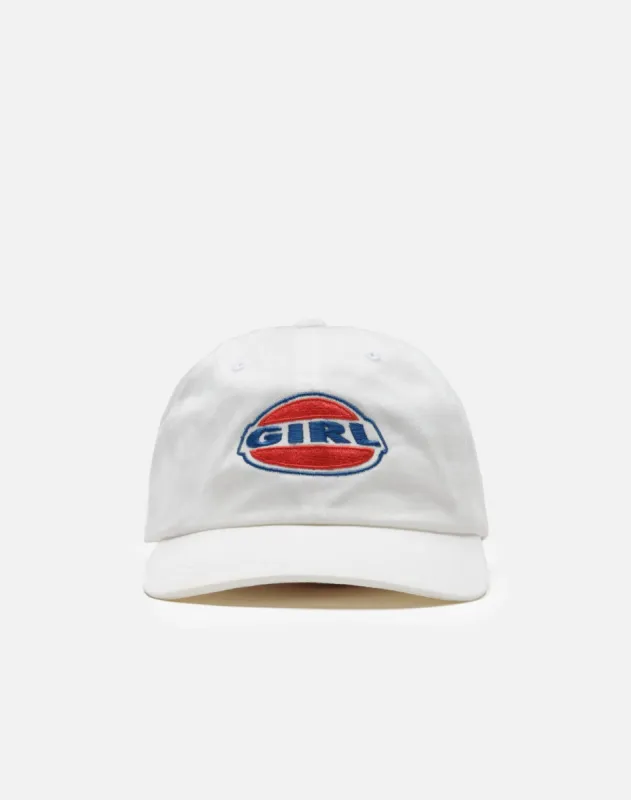 Baseball Hat "Girl" - White sold by Re/Done