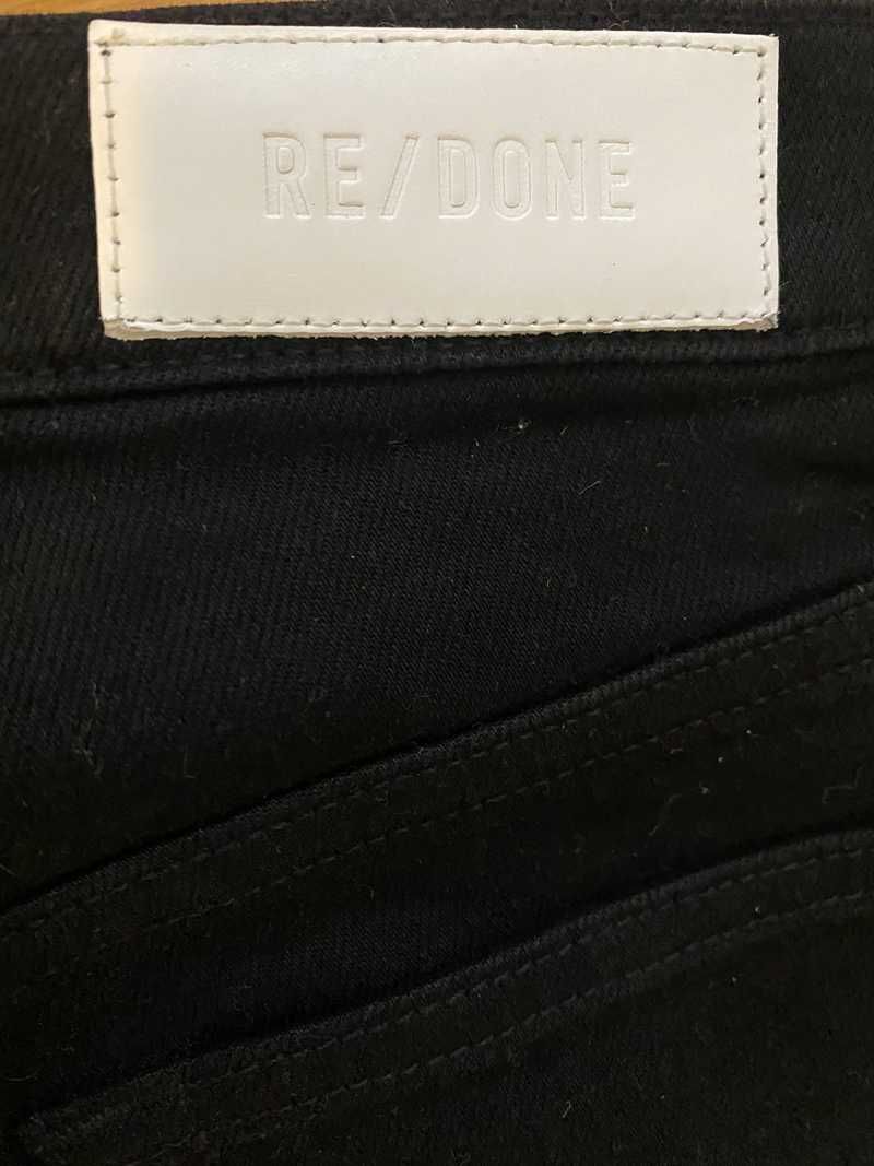 Comfort Stretch High Rise Stove Pipe - Jet Black sold by Re/Done product image thumbnail 4