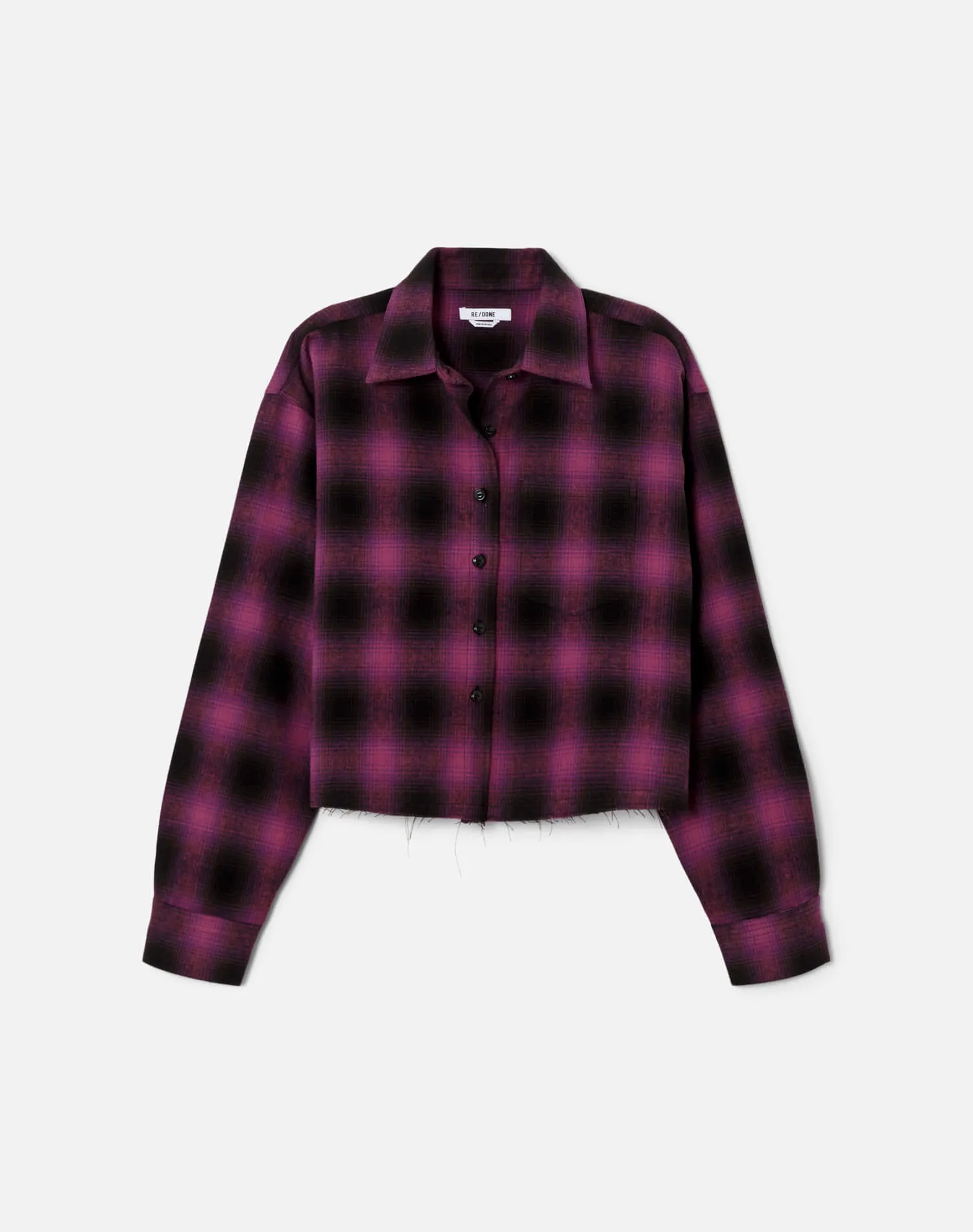 Raw Plaid Shirt - Purple Shadow Plaid sold by Re/Done