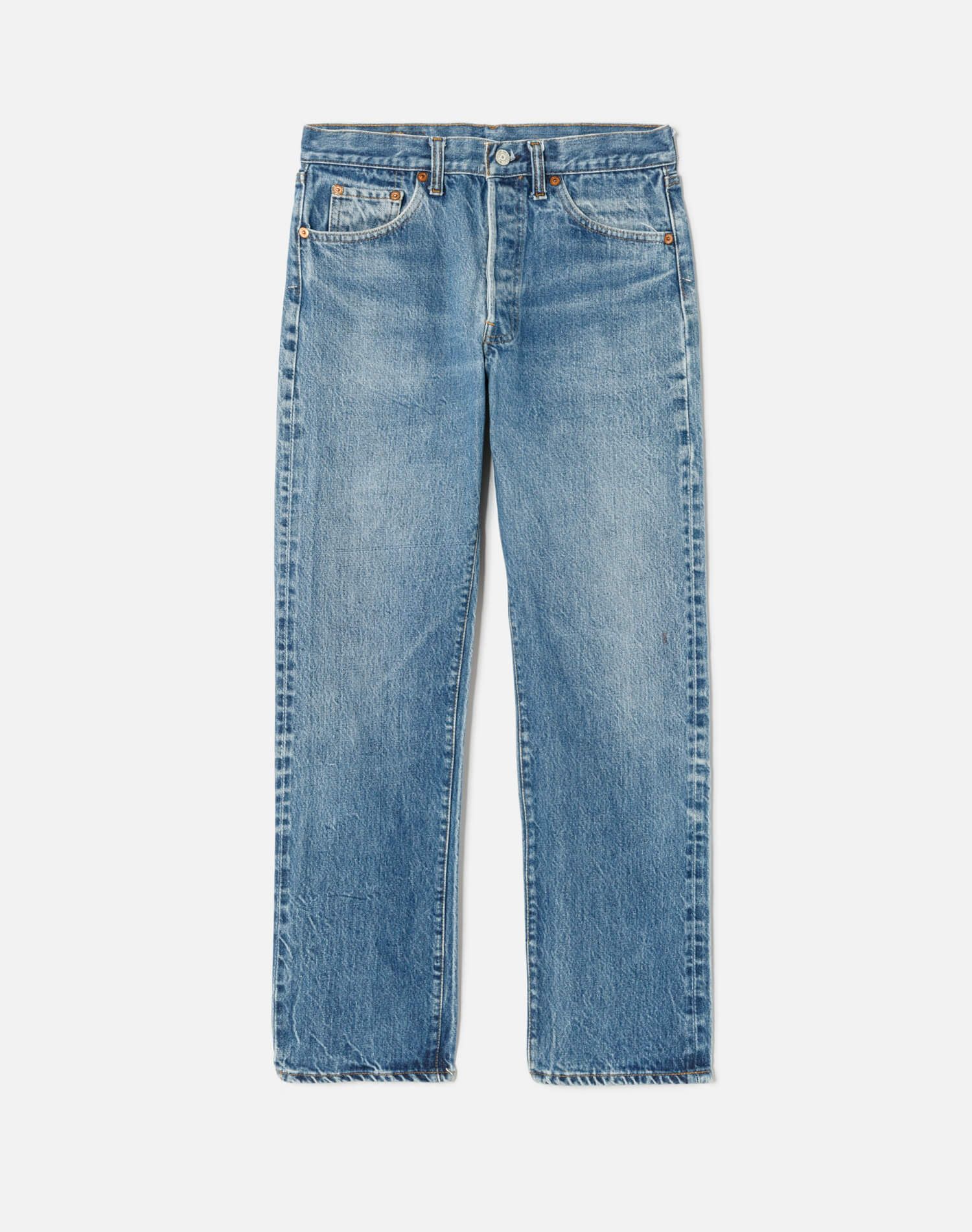 1970s Vintage Levi's 501 Selvedge Button Fly Jean Size 25 - #132 sold by Re/Done