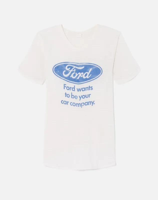 70s Ford Logo Tee -#13 sold by Re/Done