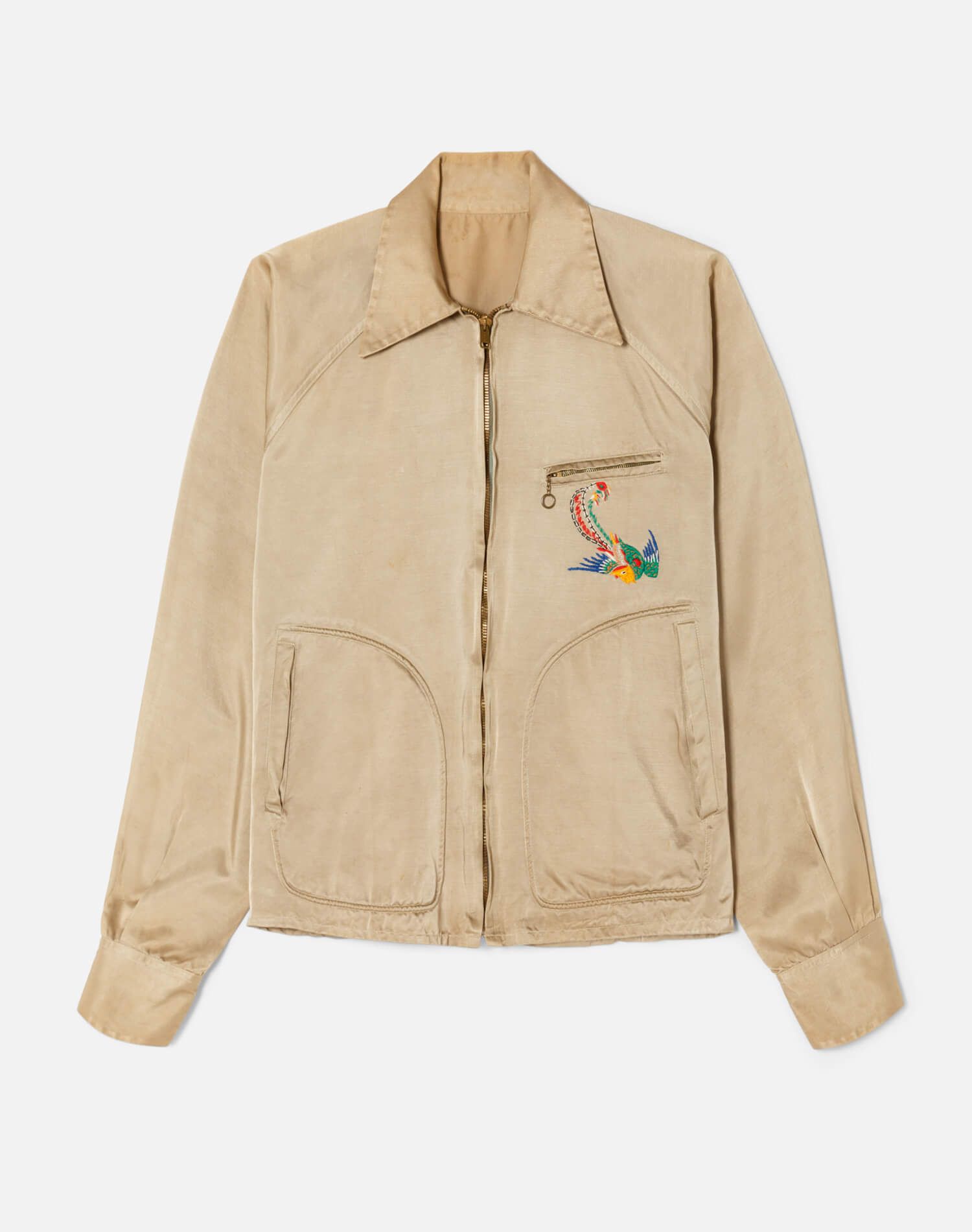60s Satin Okinawa Souvenir Jacket - #16 sold by Re/Done