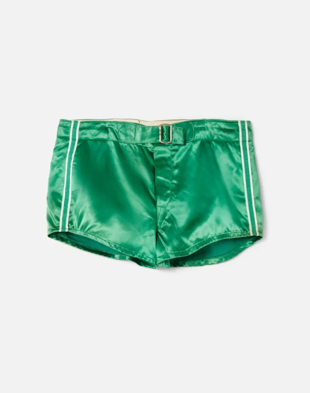 60s Satin Athletic Shorts sold by Re/Done