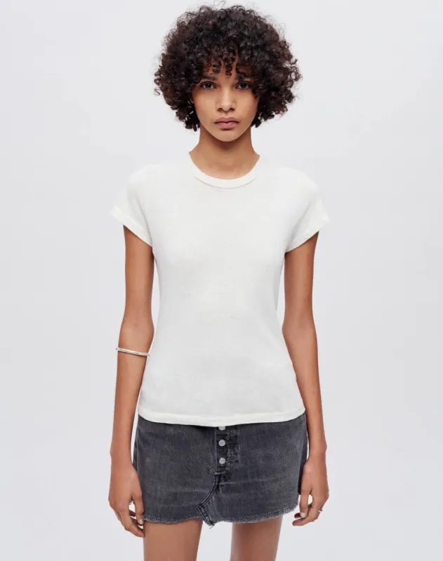 Hanes 1960s Slim Tee - Vintage White sold by Re/Done