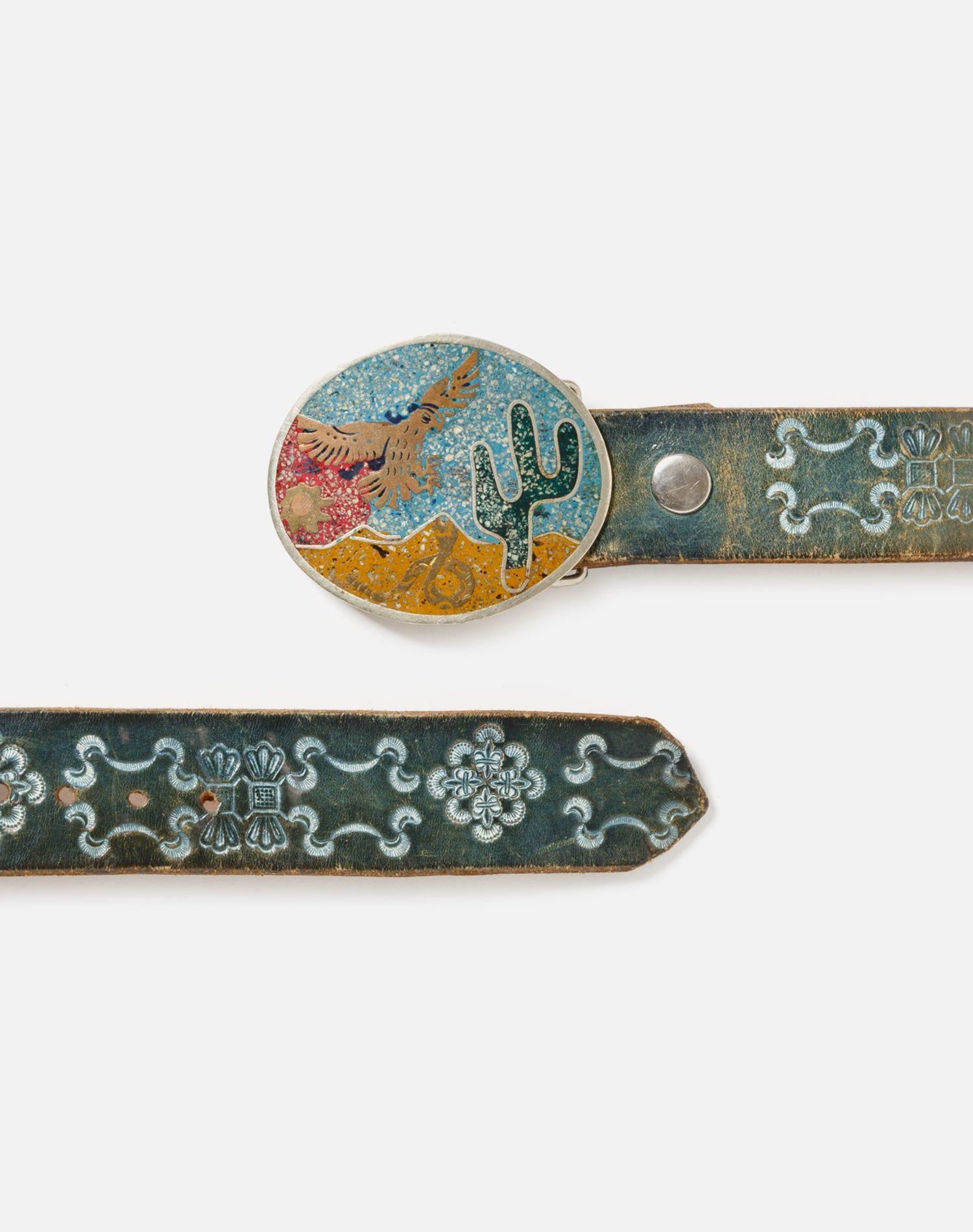 70s Desert Buckle On Embossed Belt sold by Re/Done product image thumbnail 2