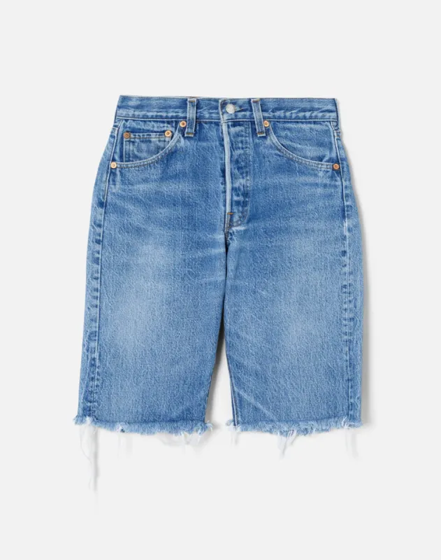 80s Levi's 501 Long Shorts Size 25 -#26 sold by Re/Done