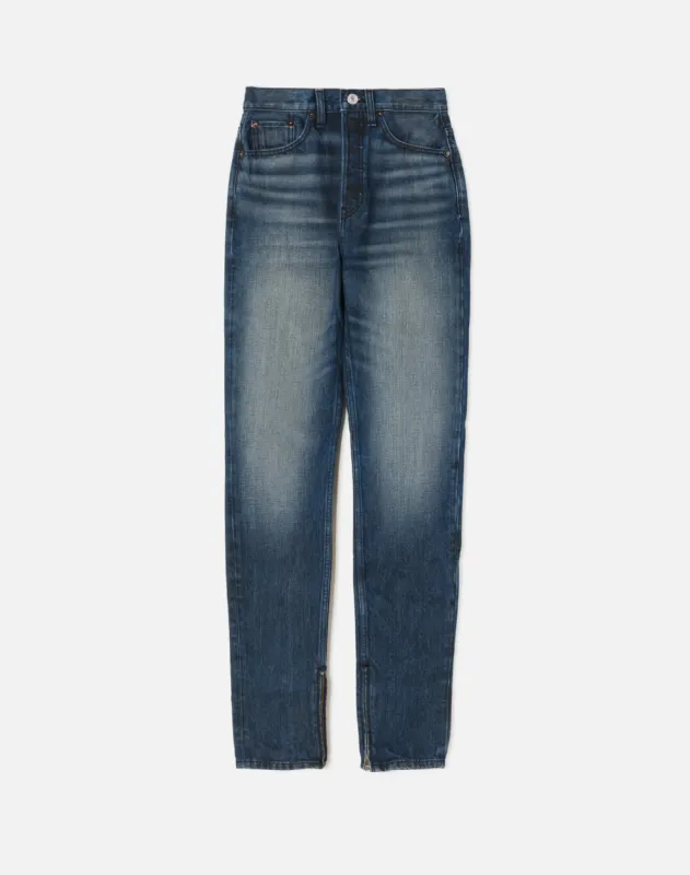 Super High Rise Drainpipe - Midnight sold by Re/Done