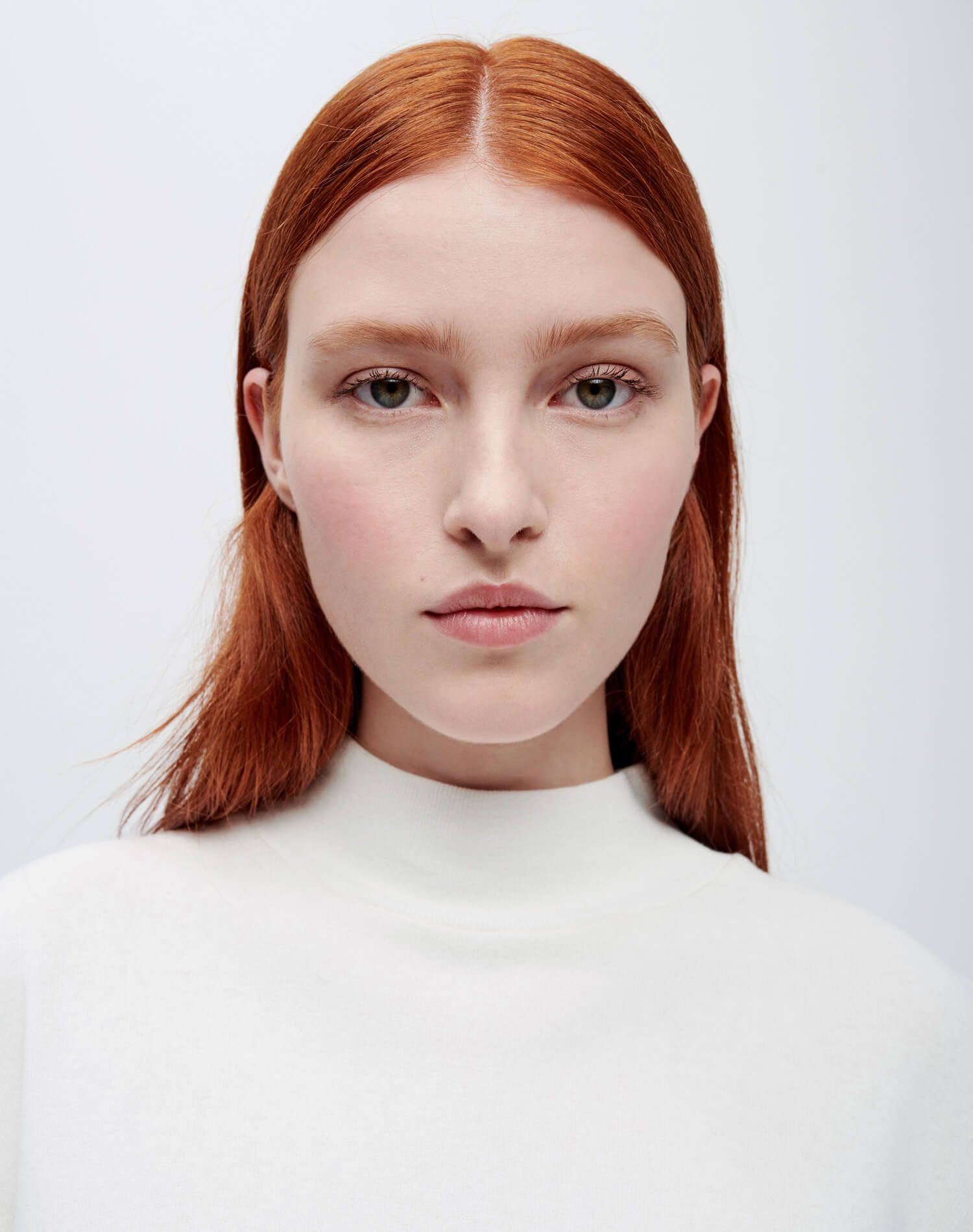 Cropped Mock Neck Long Sleeve - Vintage White sold by Re/Done product image thumbnail 3