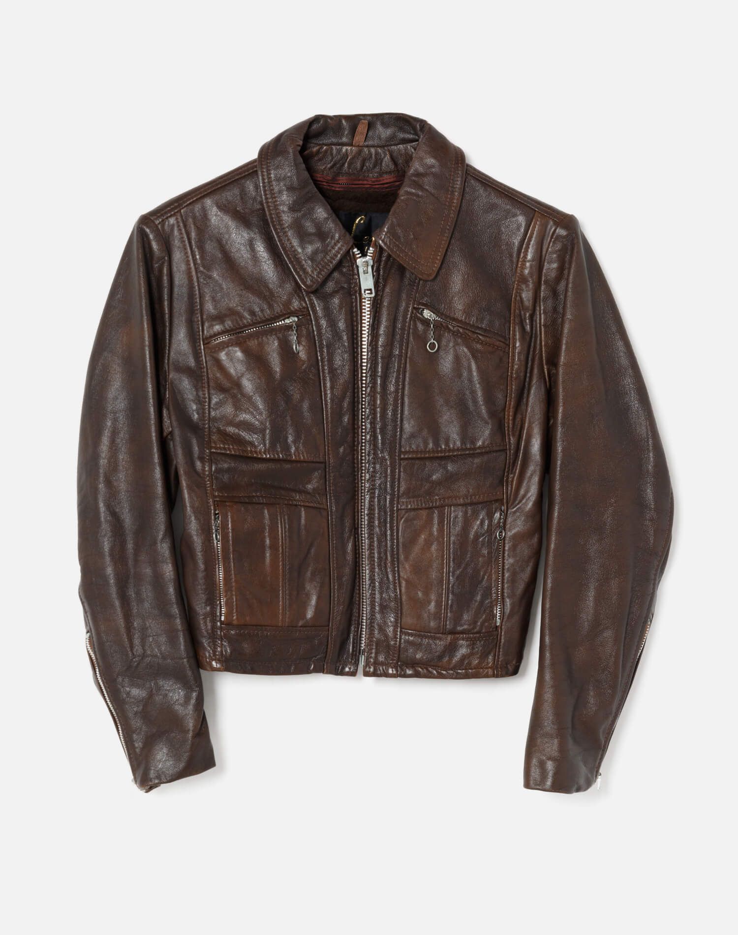 60s Leather Jacket - #16 sold by Re/Done