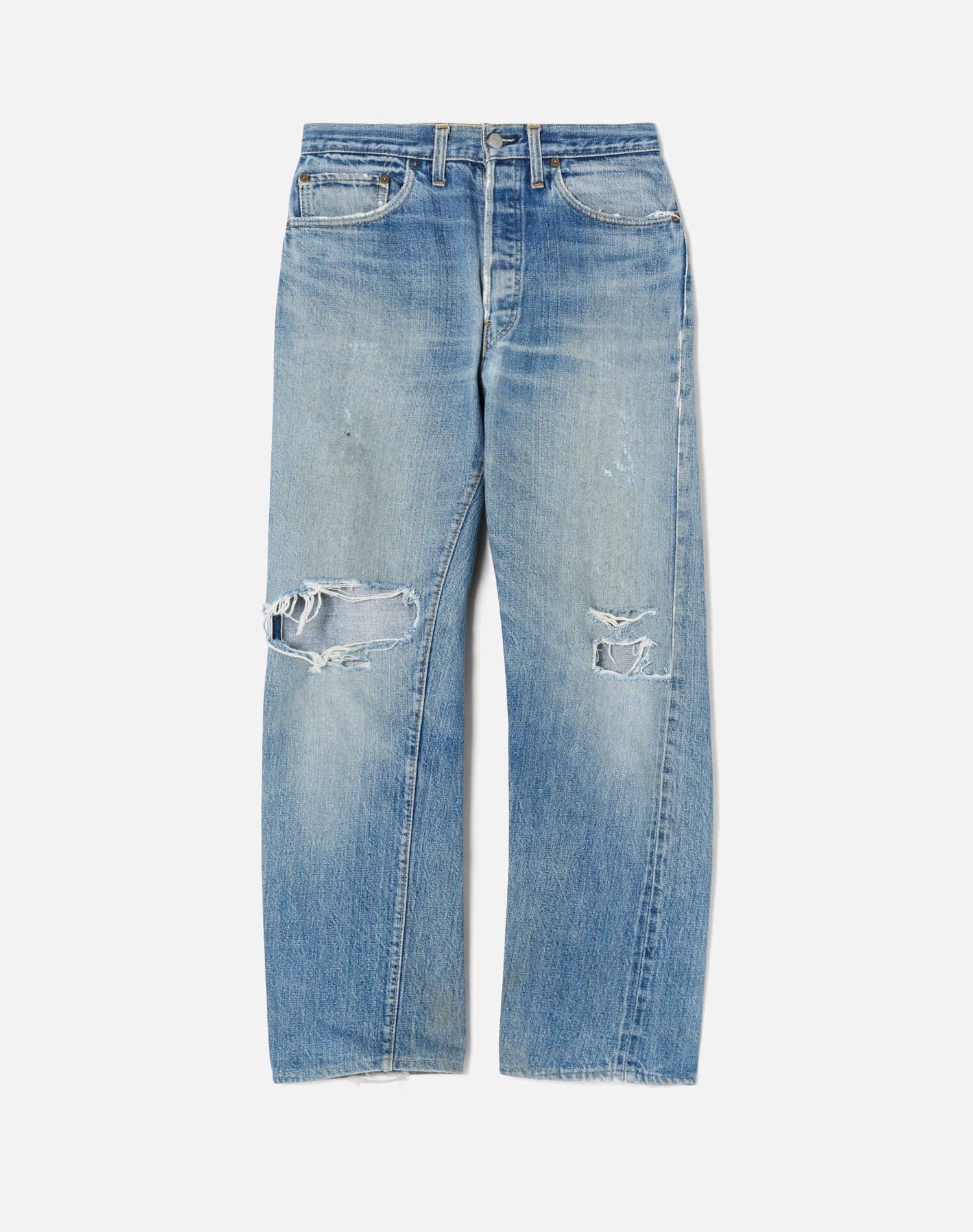 70s Levi's Single Sttich Redline Thrashed 501 Jeans -#13 sold by Re/Done