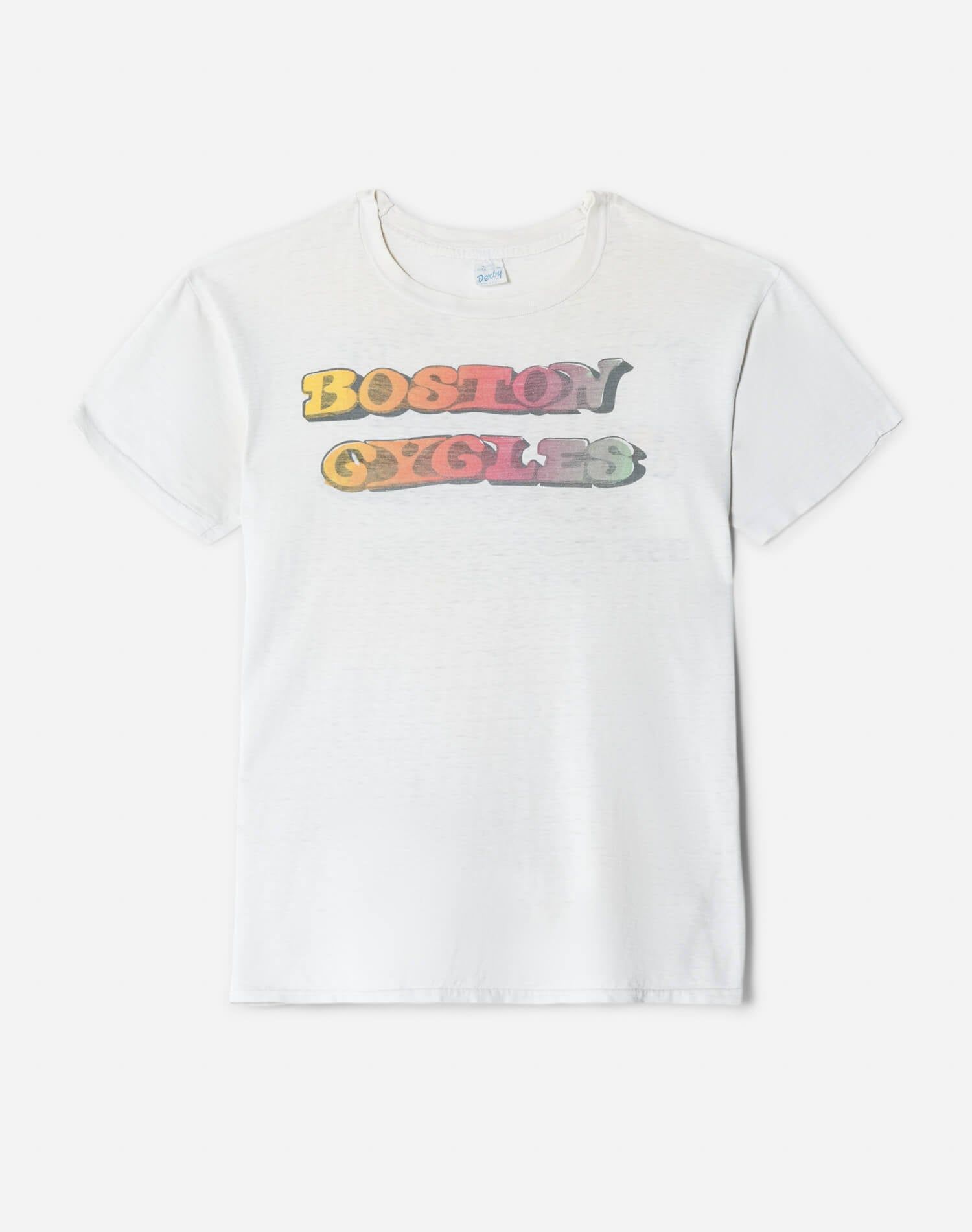 70s Boston Cycles Tee sold by Re/Done