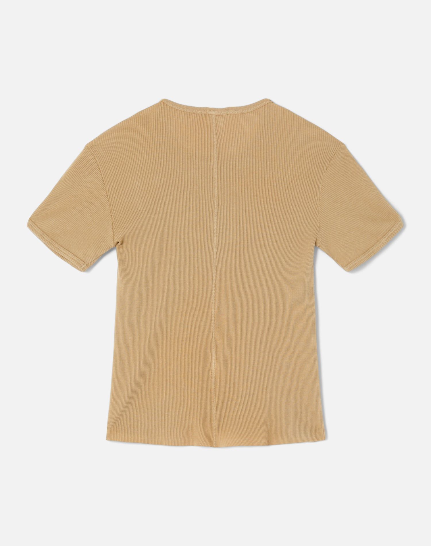 90s Ribbed Cap Sleeve Tee - Sand sold by Re/Done product image thumbnail 2