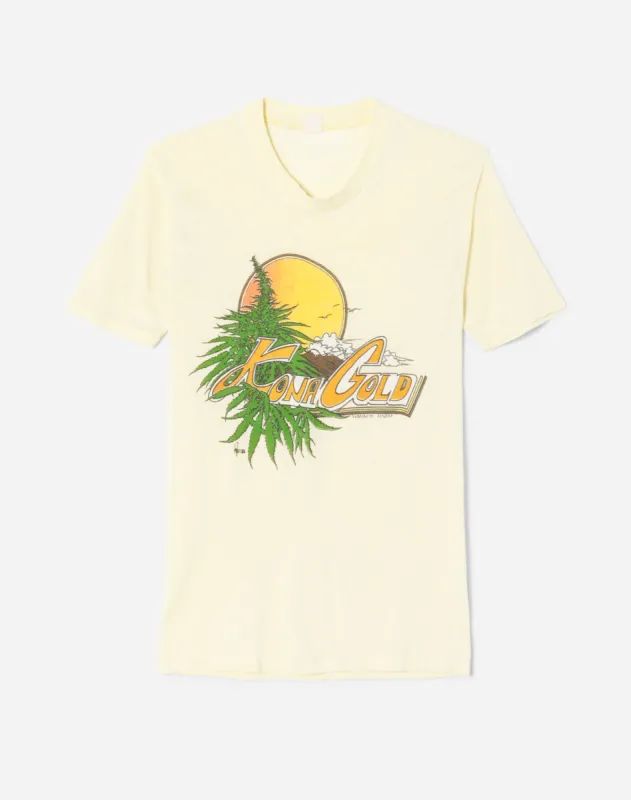 80s Kona Gold Tee made by Re/Done