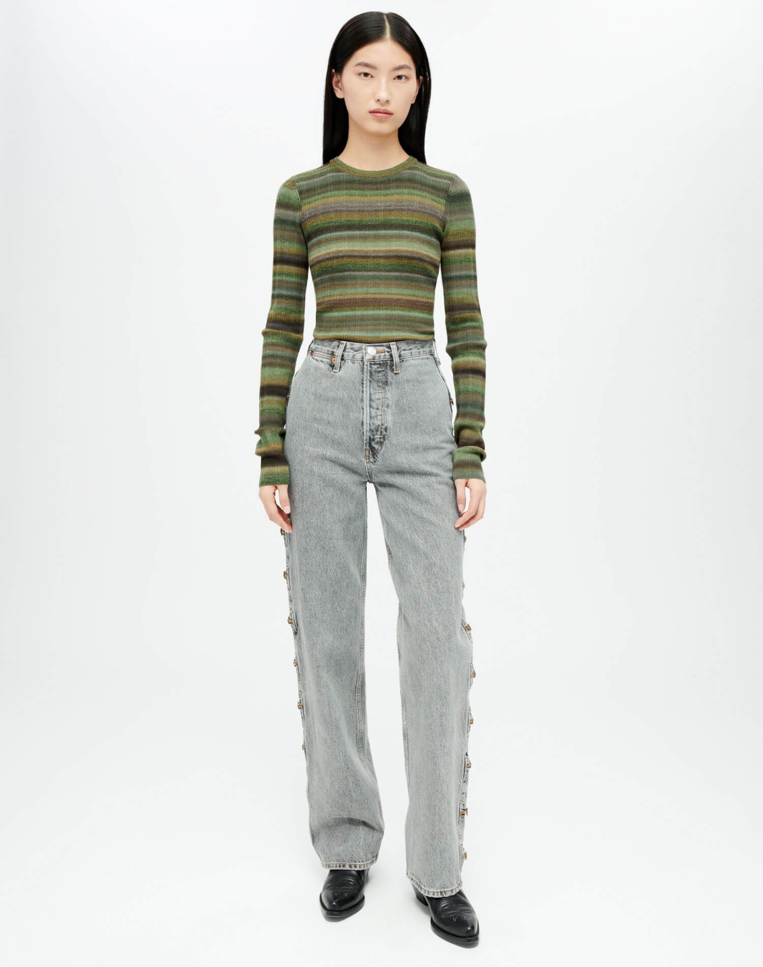 Western Loose Jean - Silver Back sold by Re/Done product image thumbnail 2