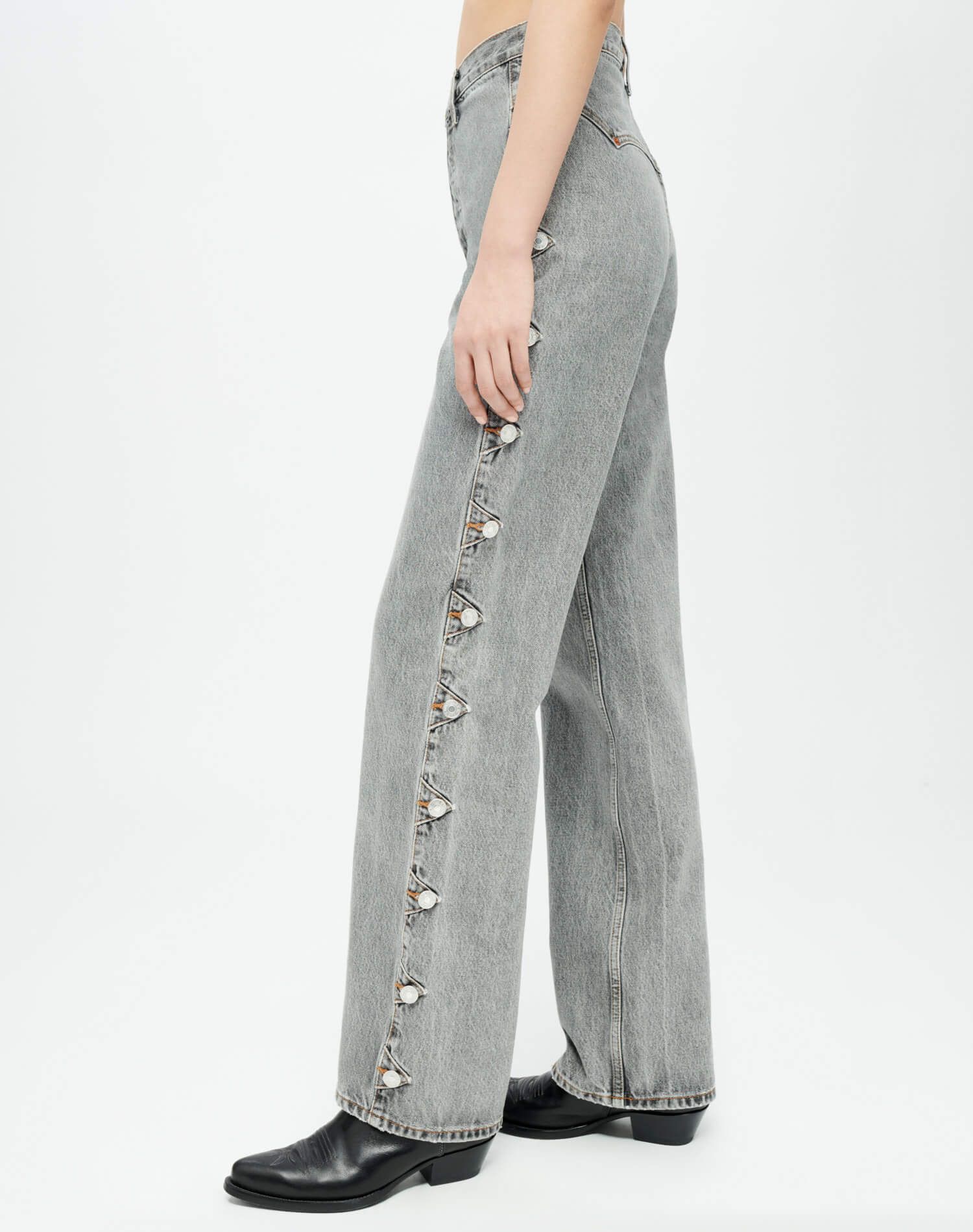 Western Loose Jean - Silver Back sold by Re/Done product image thumbnail 3