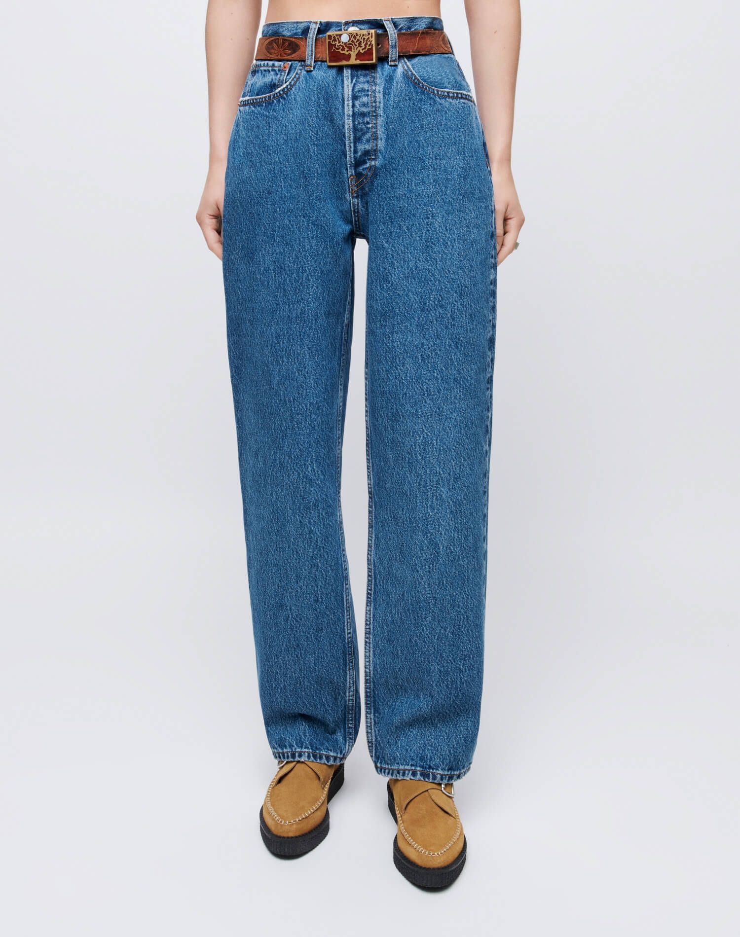 90s Low Slung - Bleu Mere sold by Re/Done product image thumbnail 3
